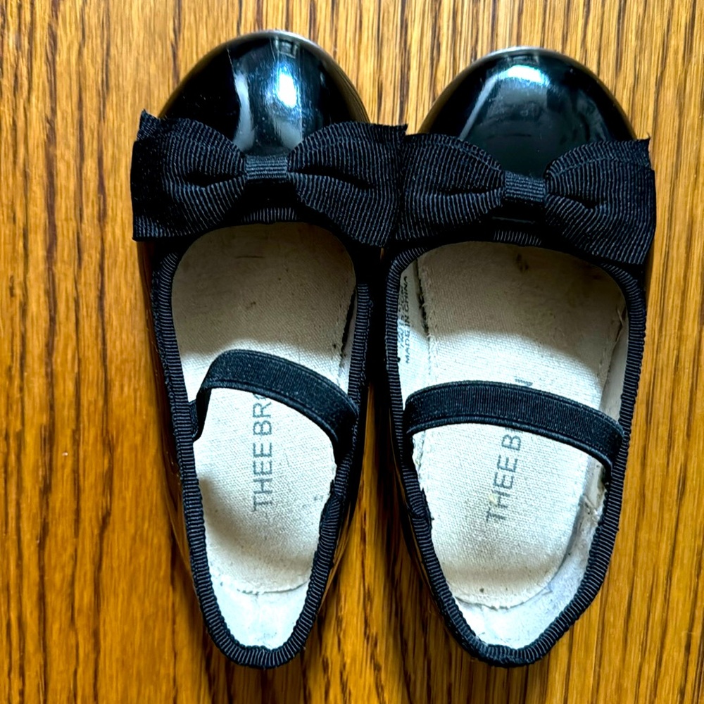 THEE BRON Girl's Toddler/Little Kid Ballet Mary Jane Flat Dress Shoes Size US 7